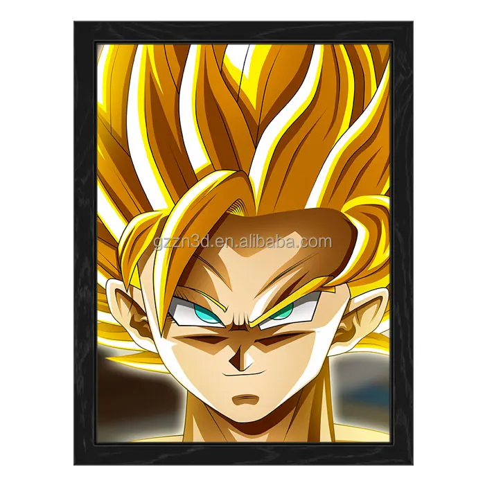 custom 30x40cm Japanese anime style home decoration flip wall painting