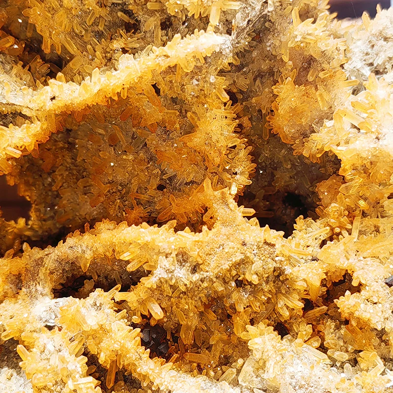 Wholesale Natural Dark citrine cluster pyrite high quality sichuan citrine cluster for decoration