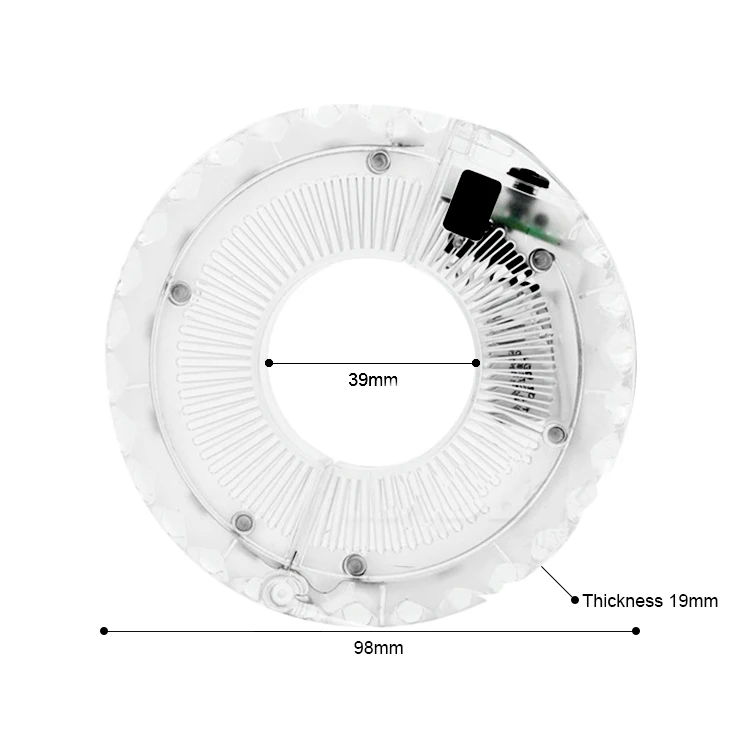 7 Colors LED Smart Cycling Hub Light IP55 Waterproof Bike Wheel Light With Optics Lens