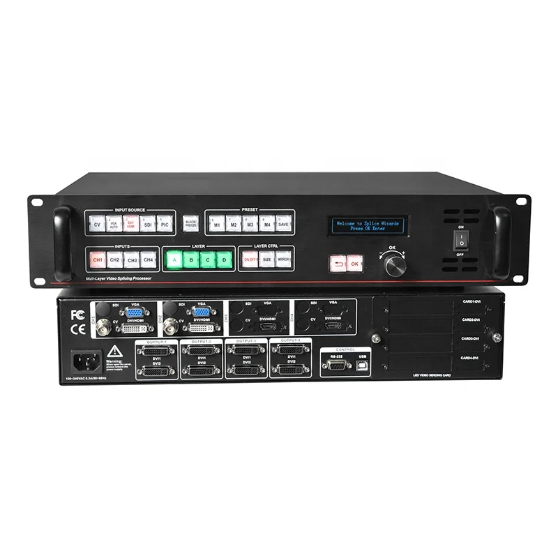 VDWALL P1.25 P1.374 P1.538 P1.667 P1.839 P1.904 LED Screen Panel Display Video Wall Processor V410