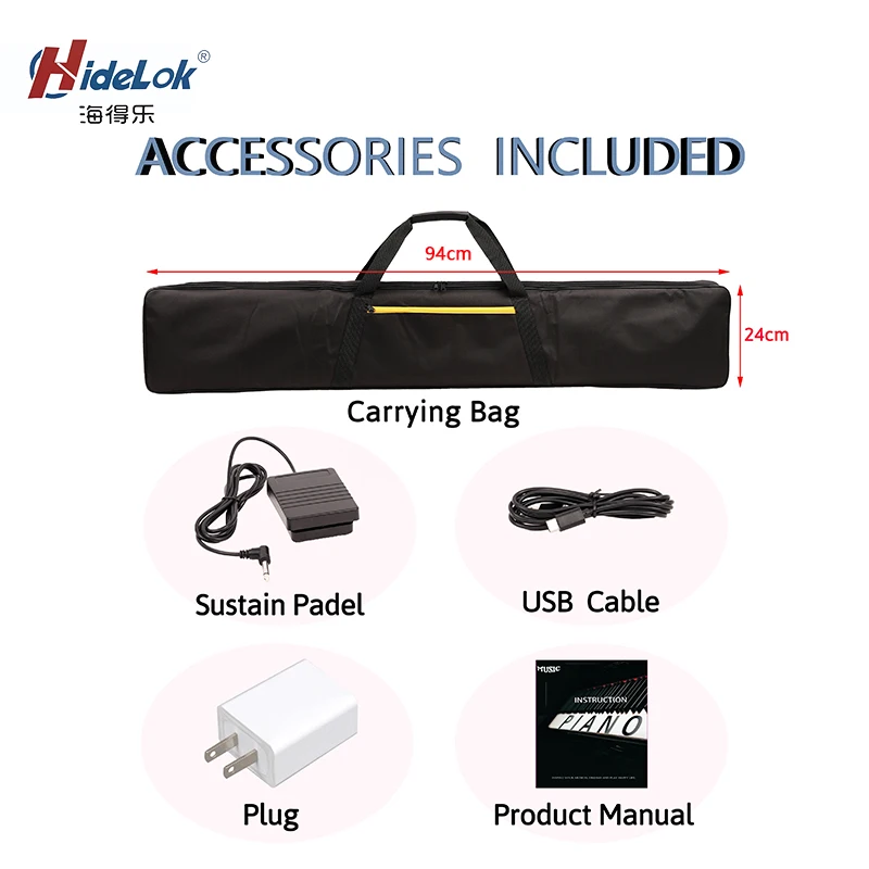 Professional Digital Electronic Piano 61 Key China Teclado De Piano Digital (DP61)