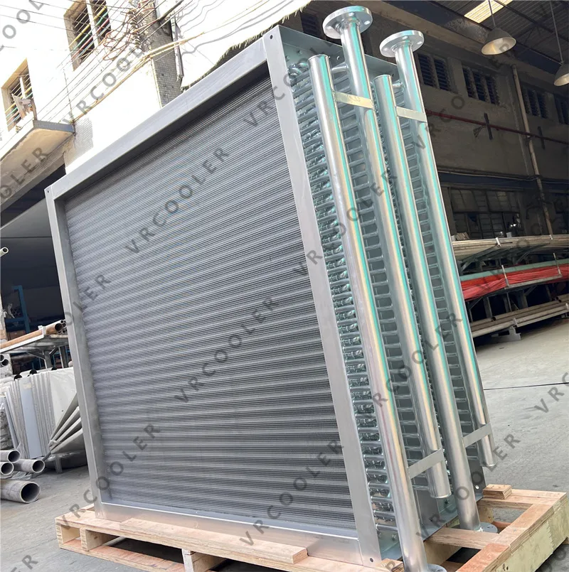 Industrial SUS Water to Air Heat Exchanger for Custom Cast Silicone Processing Line