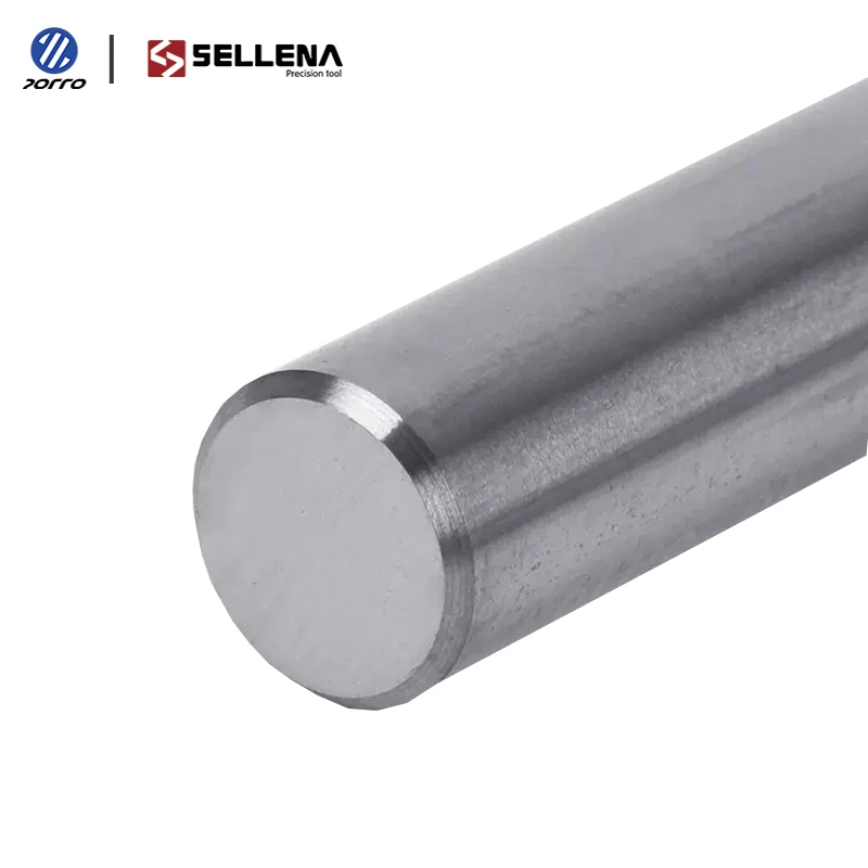 HRC50 Carbide 2 Flute Milling Machine CNC Cutting Tools Deep Groove Square End Mill Long Neck Solid Carbide Square End Mill