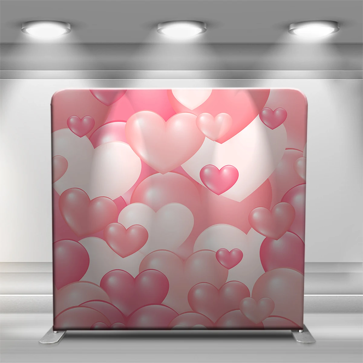 8 футов алюминиевая трубка стенд натяжение ткань Вечеринка события фото