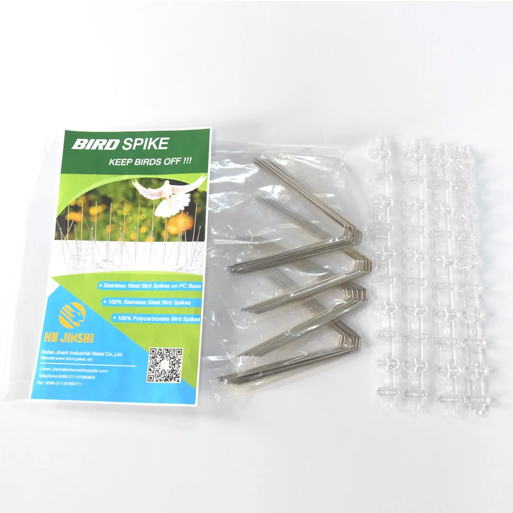 In stock  HB Jinshi  Stainless Steel Bird Repellent Spikes Pigeon spikes