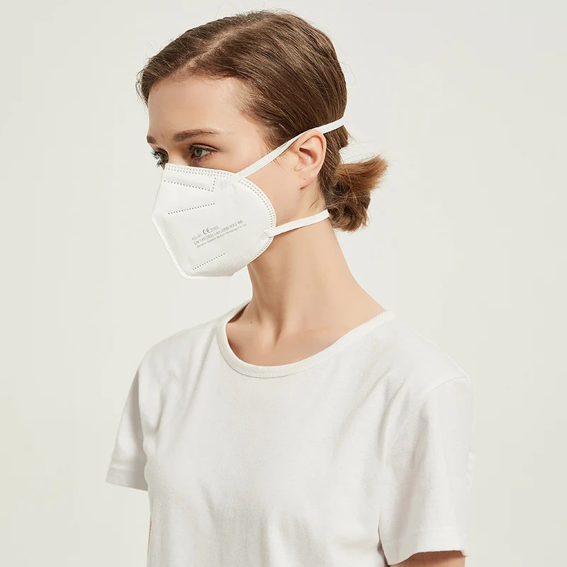 
Factory wholesale high quality custom logo white ce 2163 Head-mounted ffp2 mask ,ffp2 mask ce 2163 