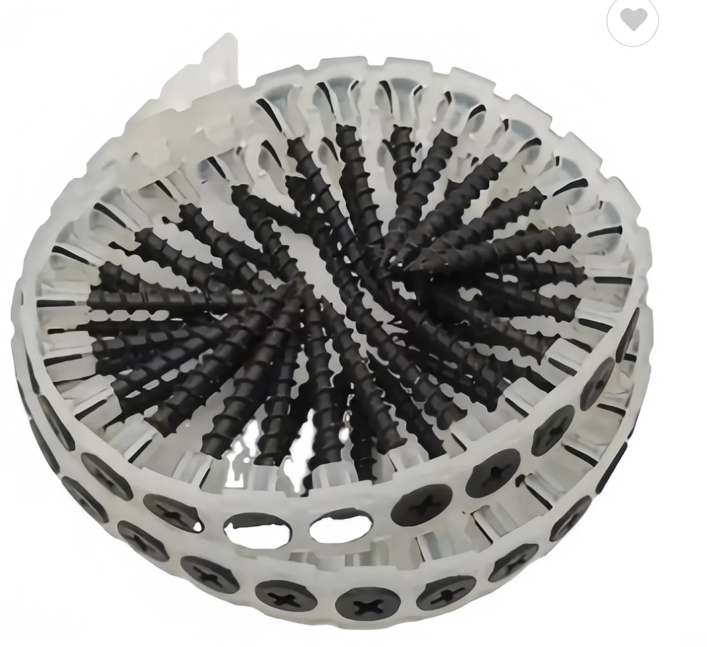 Drywall plastic strip nails 3.0x35mm zinc plated or Ruspert collated strip screws for drywall board