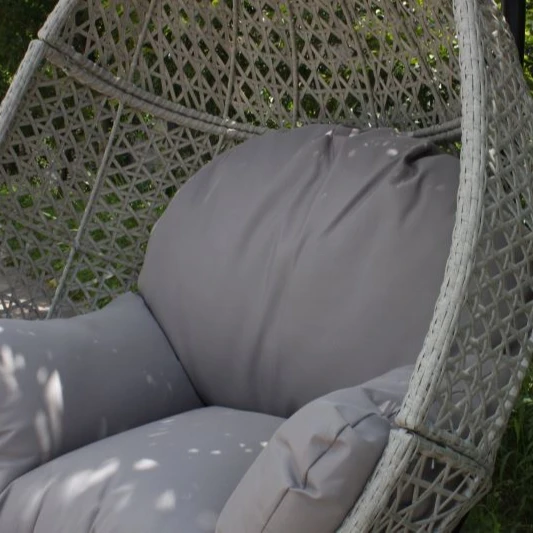 cheap price Modern egg metal garden swing chairs rope folding hammock