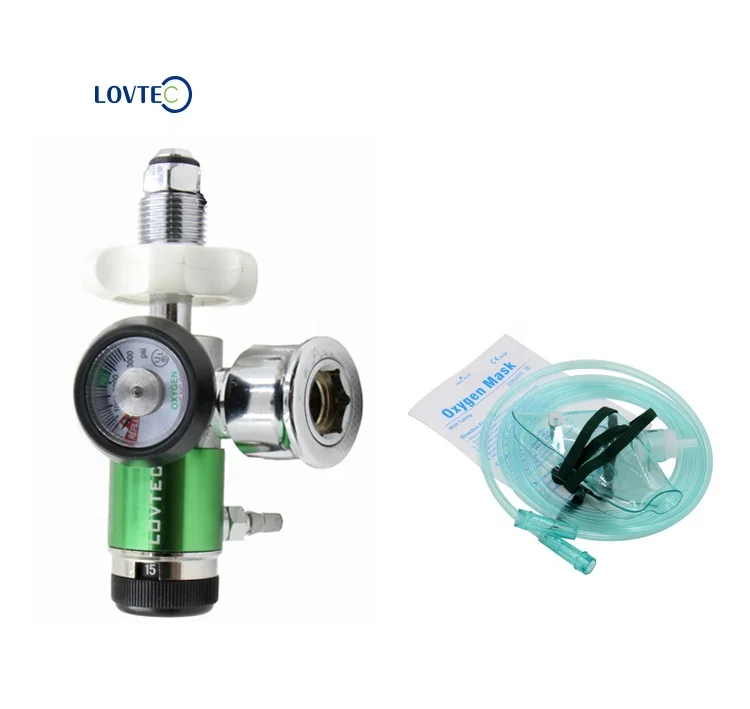 Airtech  Factory price high quality brass Oxigen regulator Adjustable Gas Pressure Multifunctional with outlet for cylinder