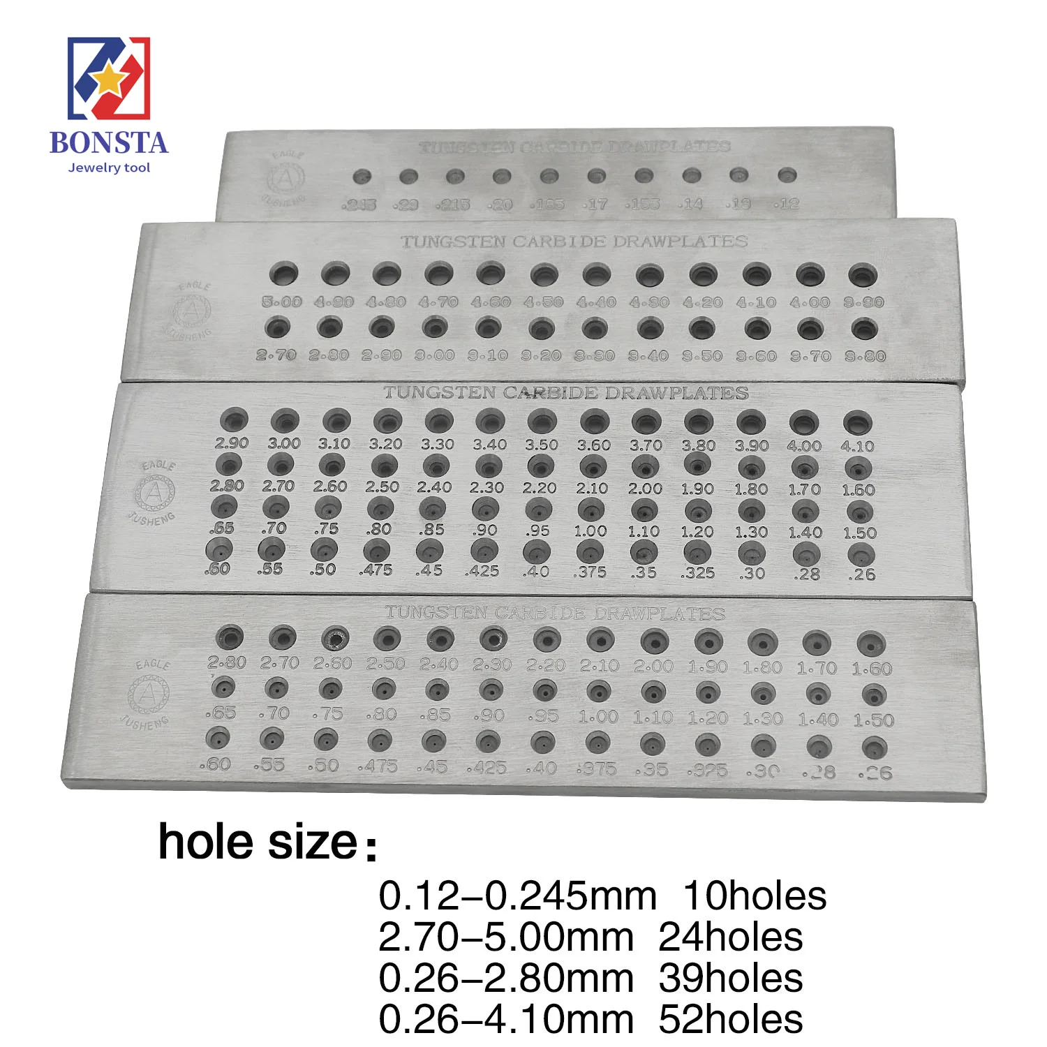 Promotion of various durable round tungsten carbide wire pullers for jewelry making