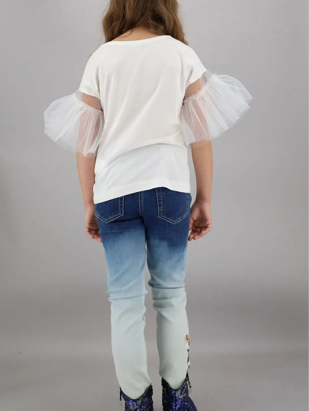  New Promotion Hot Popular Top Sale 3A Qualified Design Children Wholesale Fashion Designer Girls Jeans