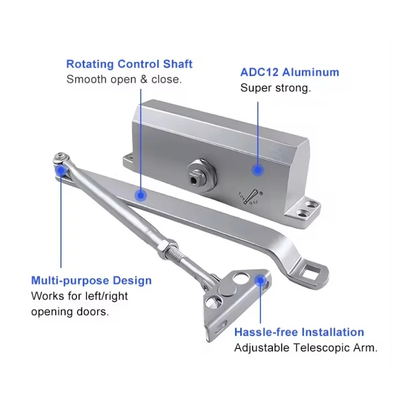 183 NHO Door Automatic Closer Auto Door Closer Automatic Electric Automatic Door Closer Adjustable Door Closer
