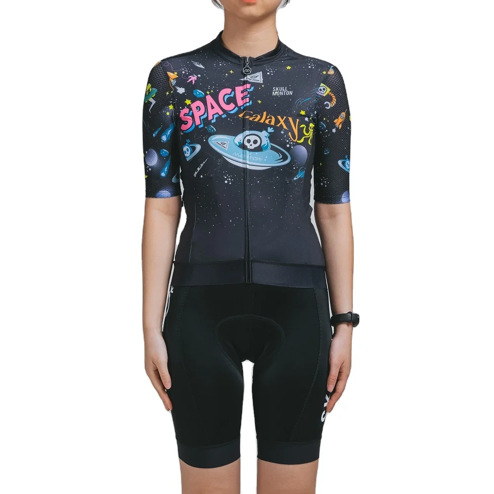 Aerodynamic Stylish Womens Cycling Clothing Jersey Set China Custom Road Bike Apparel Manufacturer Biking Clothes Wholesale