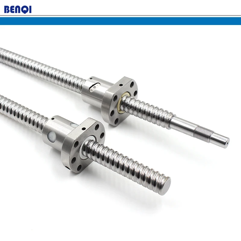 sfu2505 ball bearing threaded rod rolling screw for engraving machine