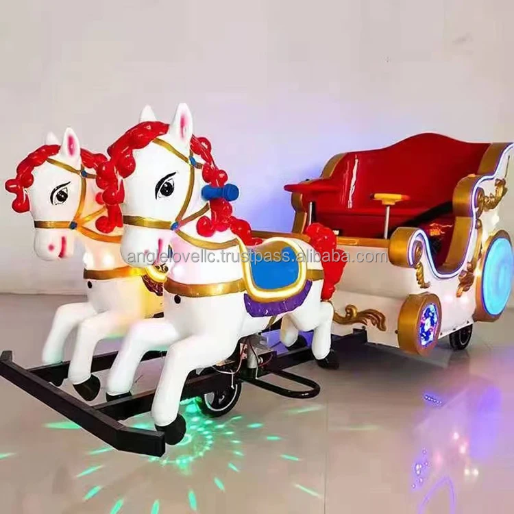 Amusement Park Kids Game Machine Electrical Battery Toy Car Baby Bumper Car parent-child Royal carriage