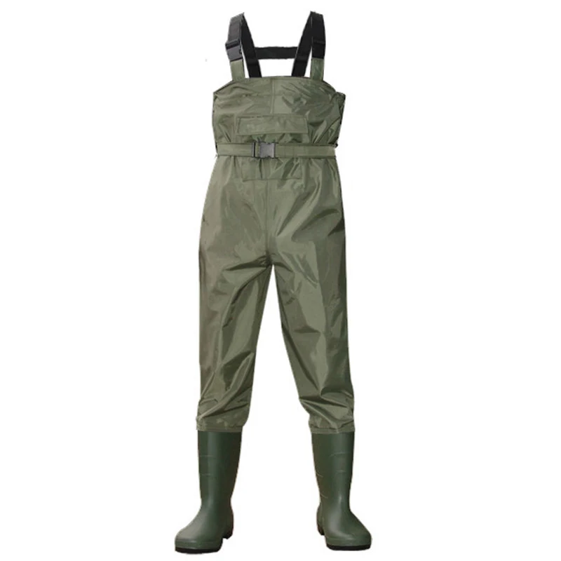 2020 new arrival 60D waterproof lightweight fishing  PVC chest waders