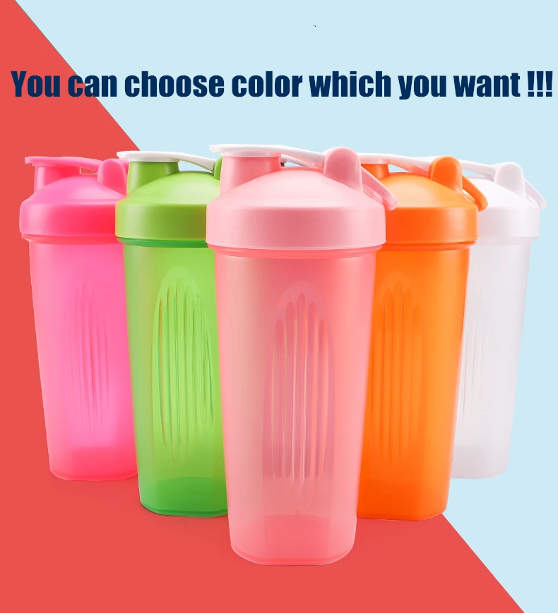 Gym Sport Bottle 450/600Ml Sports Whey Bottles Casein Water Protein Shaker