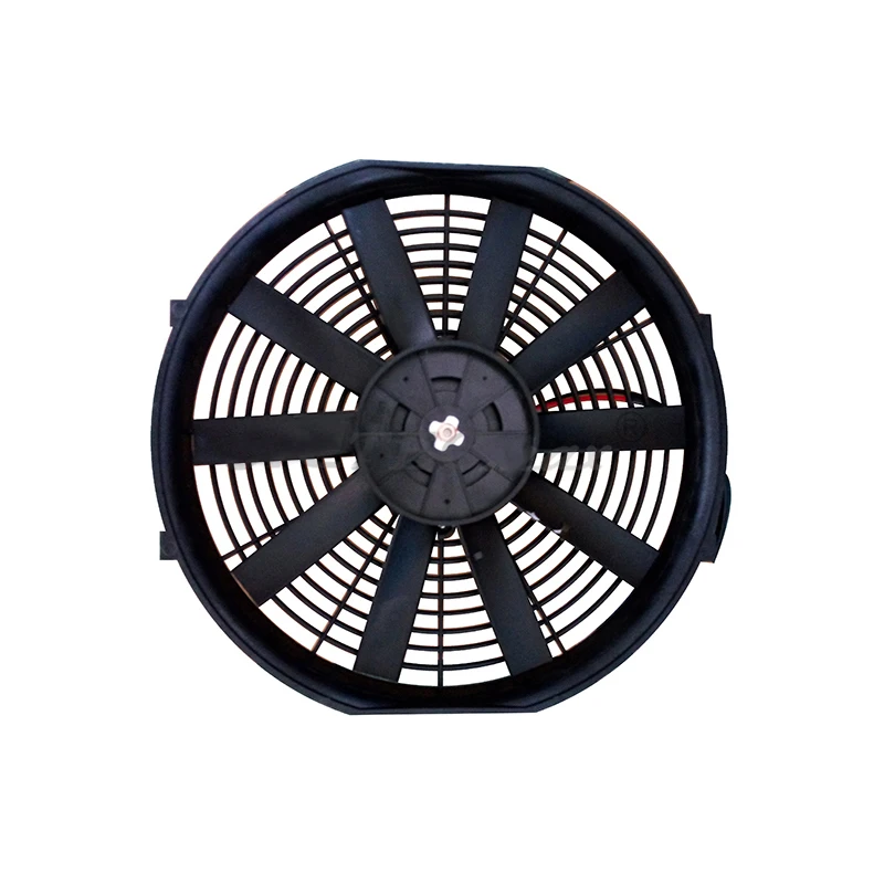 10 blade straight push 120W 13 inch mini 24v 12v dc car fan