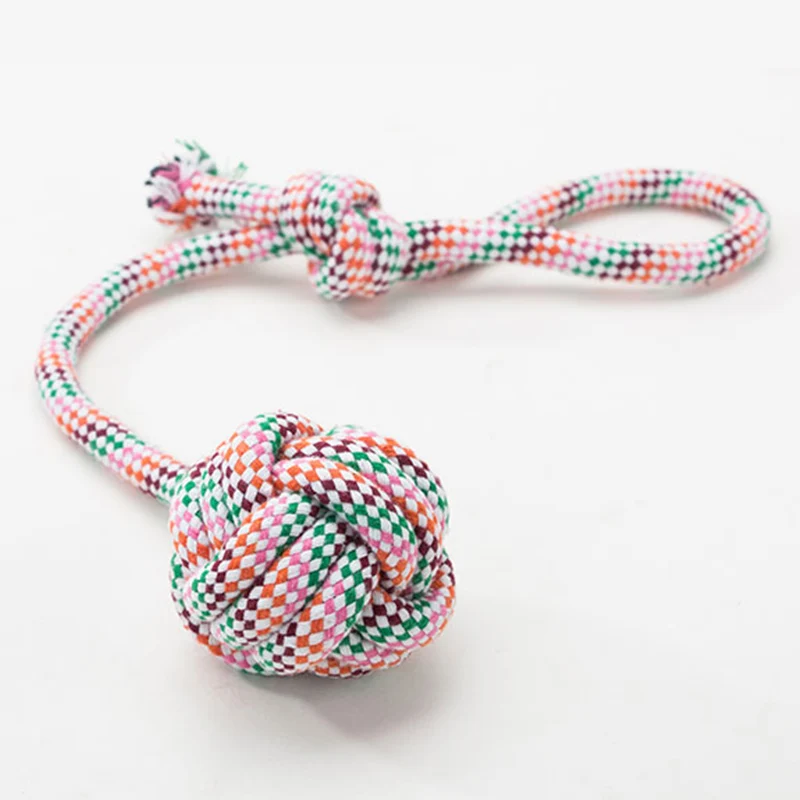Durable Other Pet Products Training Interactive Toys Dog Rope Toy Sustainable Eco-friendly Bite Custom Pull Knot for Cat Puppies