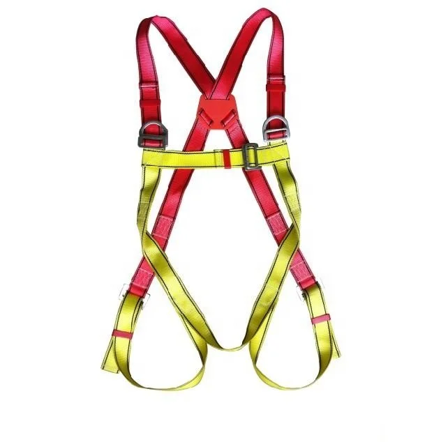 
D-Ring full body safety Harness with Removable Belt and Additional Padding (S-M-L) OSHA/ANSI Compliant 