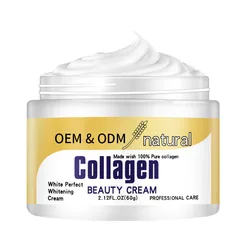 Private Label 100% Pure Collagen Anti-Aging Wrinkle Remover Whitening Elastin Face Cream