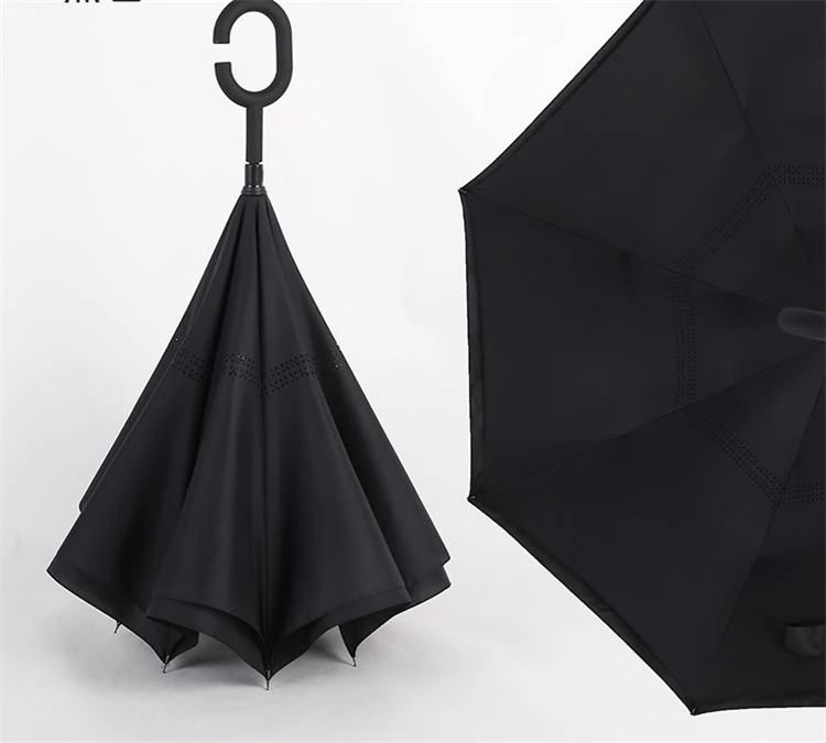 Professional Supplier Multi-Color Customized Double Layer Reversible Umbrella