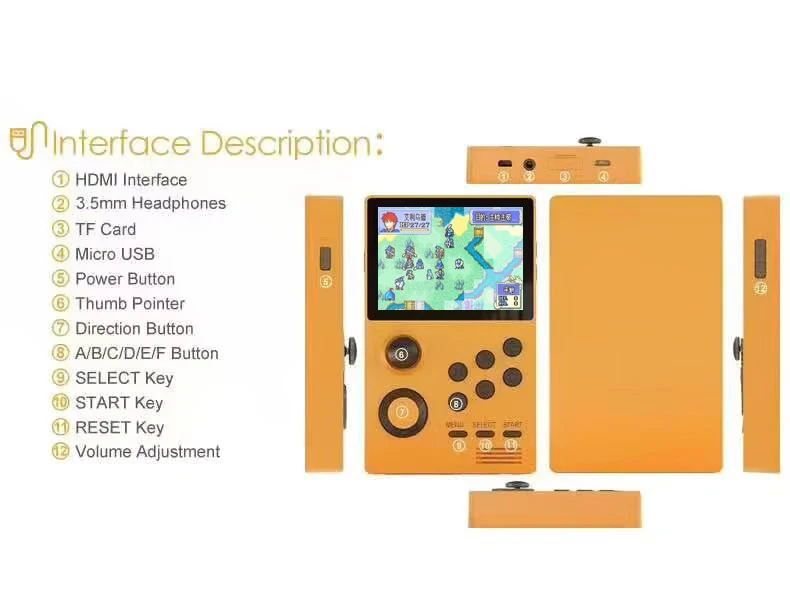 New Wireless 4.0 Classic Android 128-bit Wireless WIFI Handheld Game Console 3D retro arcade game console