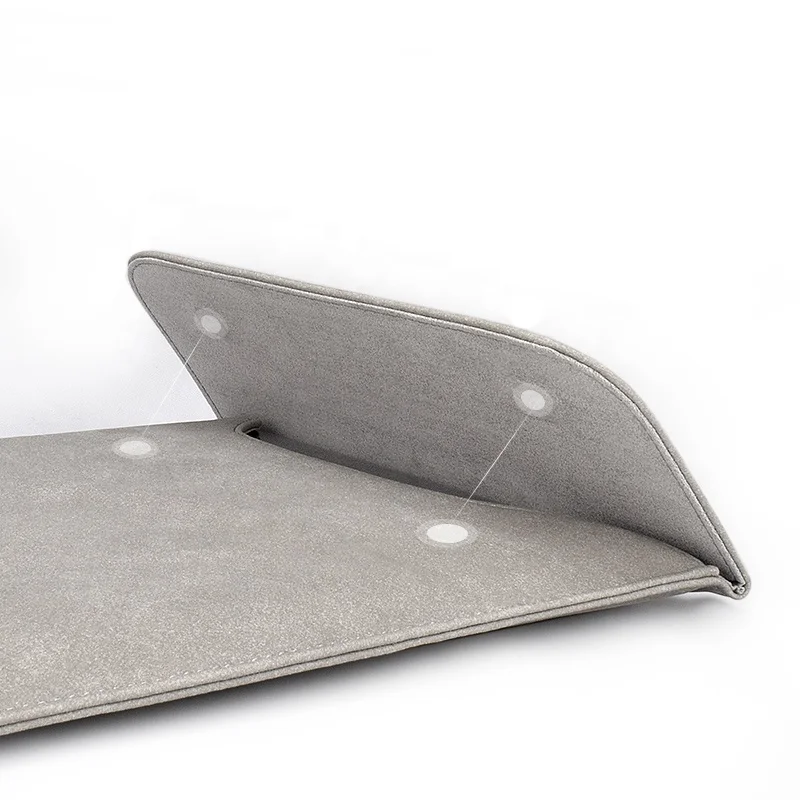 
11.6 13 14 15 inch universal leather laptop tablet carrying case 