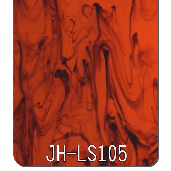 PMMA High Gloss Fancy Patterned Acrylic Sheet Laminated Sheets