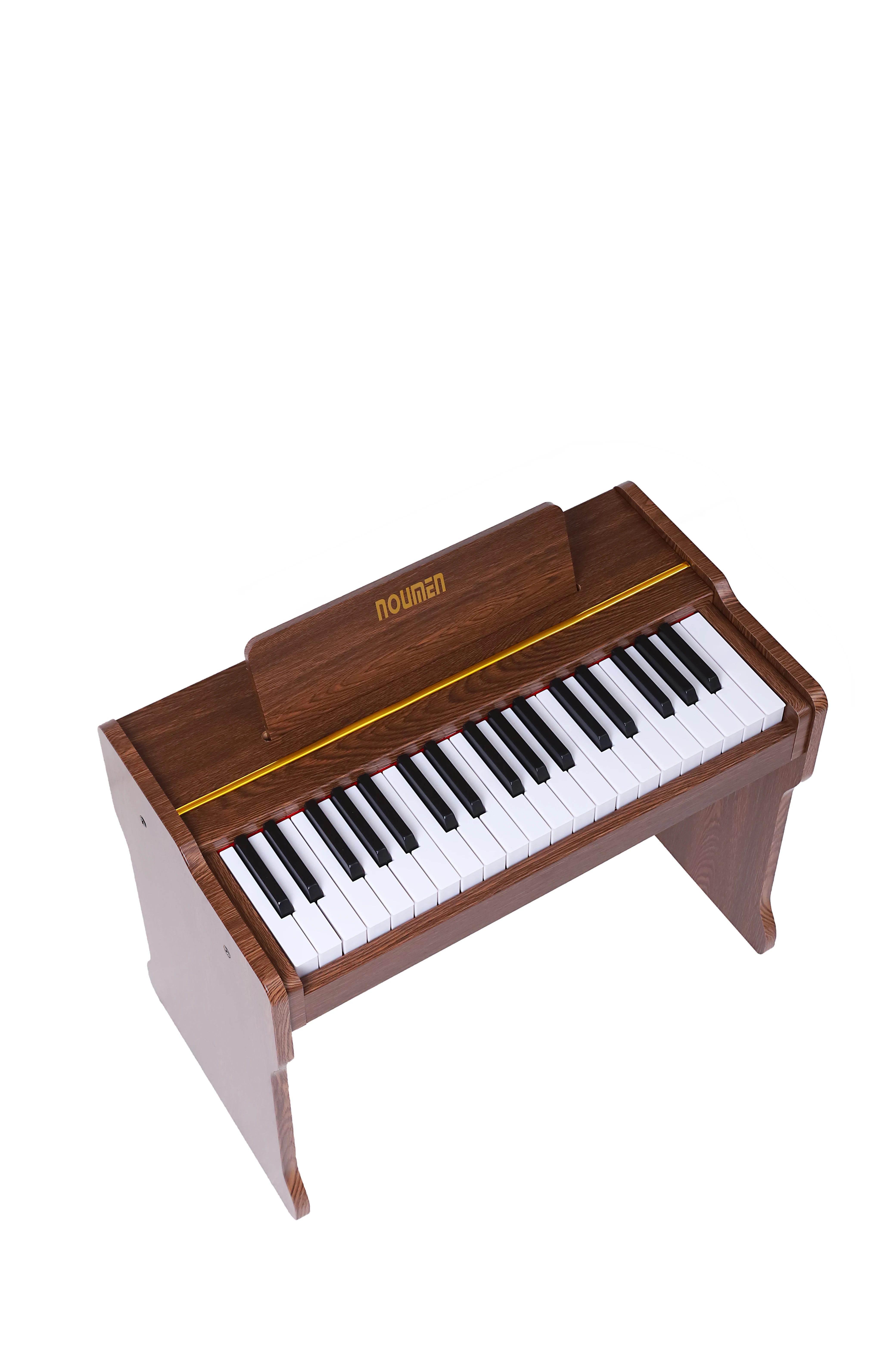 New style Walnut 37 Keys Wooden Piano Design gift to Kids cute piano toy electronic organ