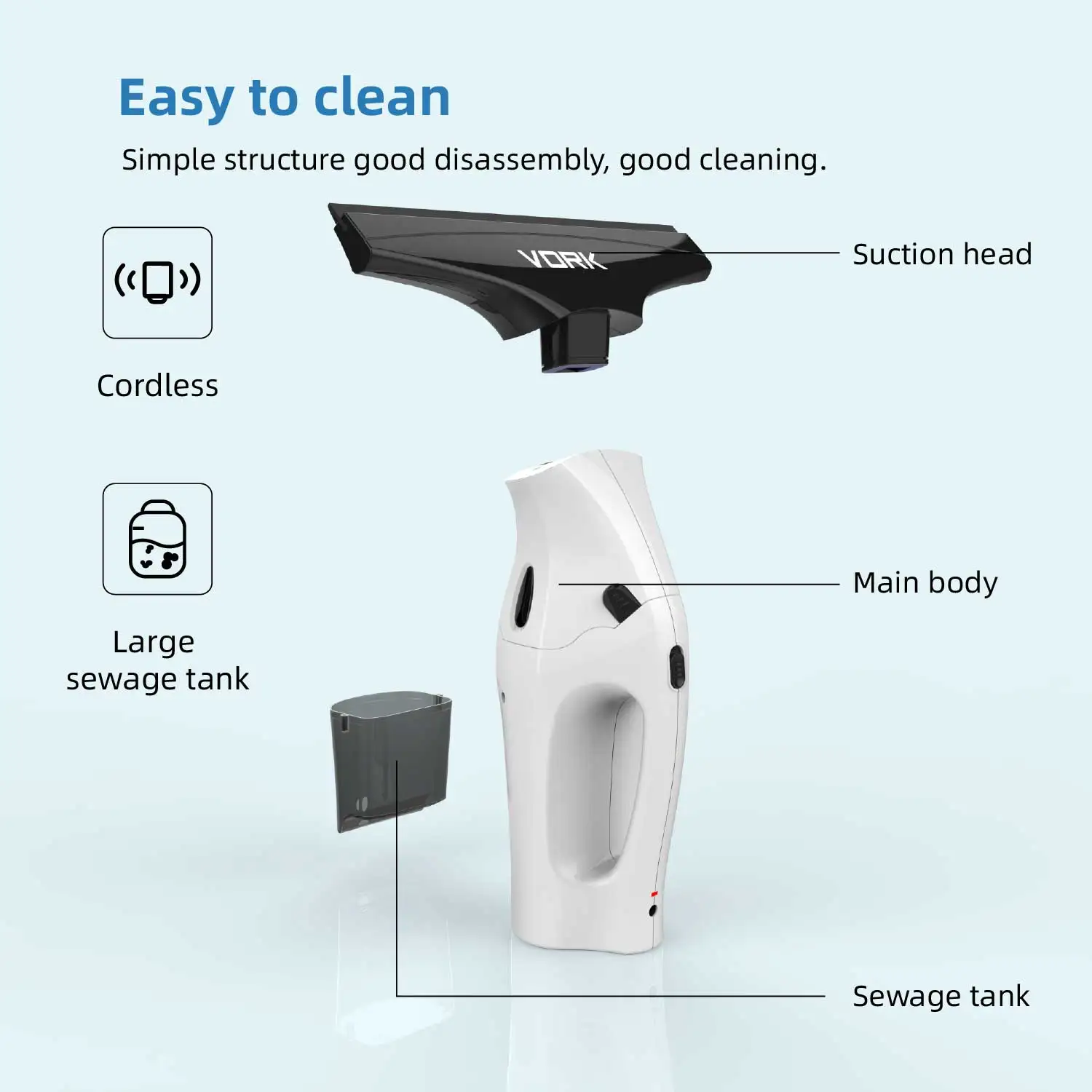 New design cleaning tool Magnetic window cleaner Sassafras window cleaner