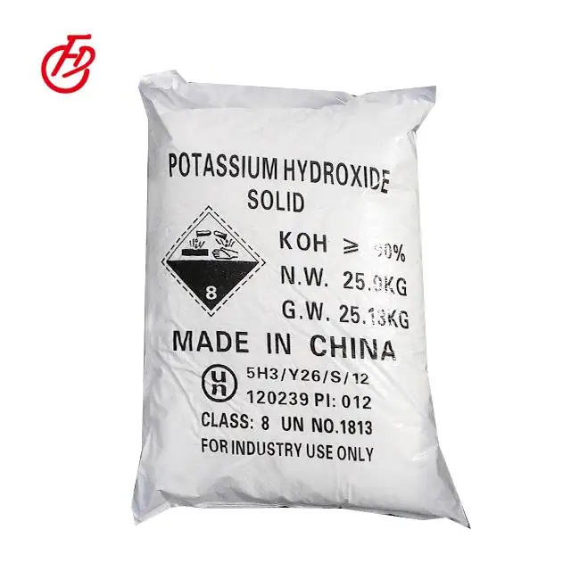 Potassium Hydroxide High Quality 90% Flakes Liquid Price 1310-58-3 KOH Potassium Hydroxide
