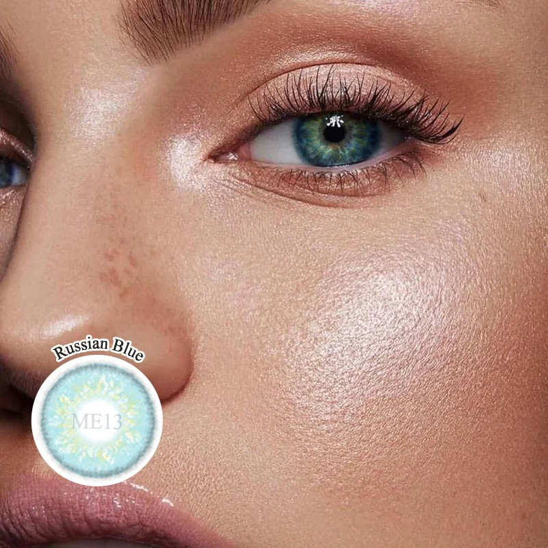 Russian wildcat Unicorn top fresh color beauty 3 tone high quality wholesale cosmetics natural contact lenses