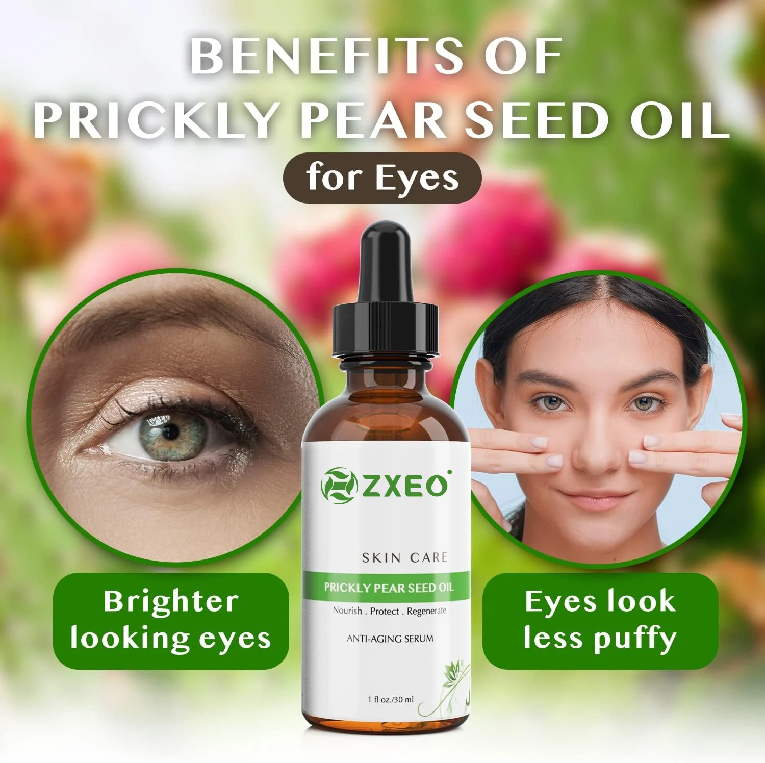 Customized Private Label 100% Pure Organic Prickly Pear Seed Oil Cactus Seed Oil