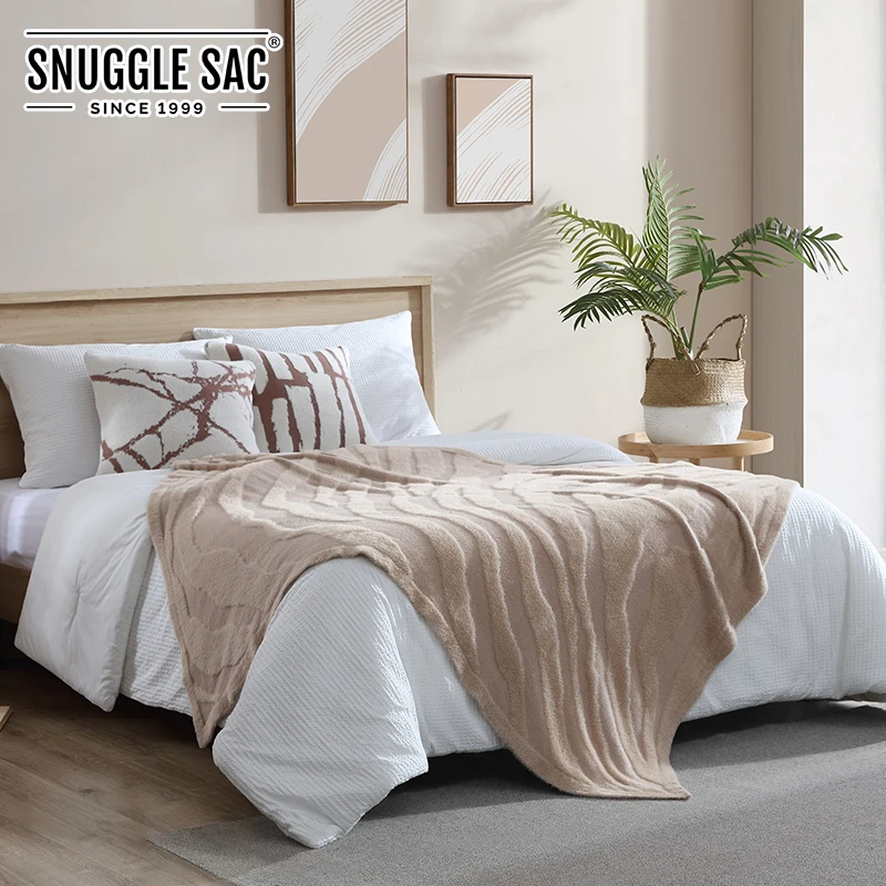 
Snuggle Sac Air Feel Sofa Throws Travel Blanket Custom Throw Blanket Super Soft Blanket 