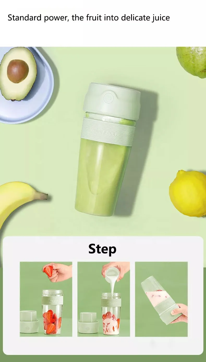 Smart Kitchen Appliance  Portable Rechargeable USB Lemon Pomegranate Orange Juicer Machine