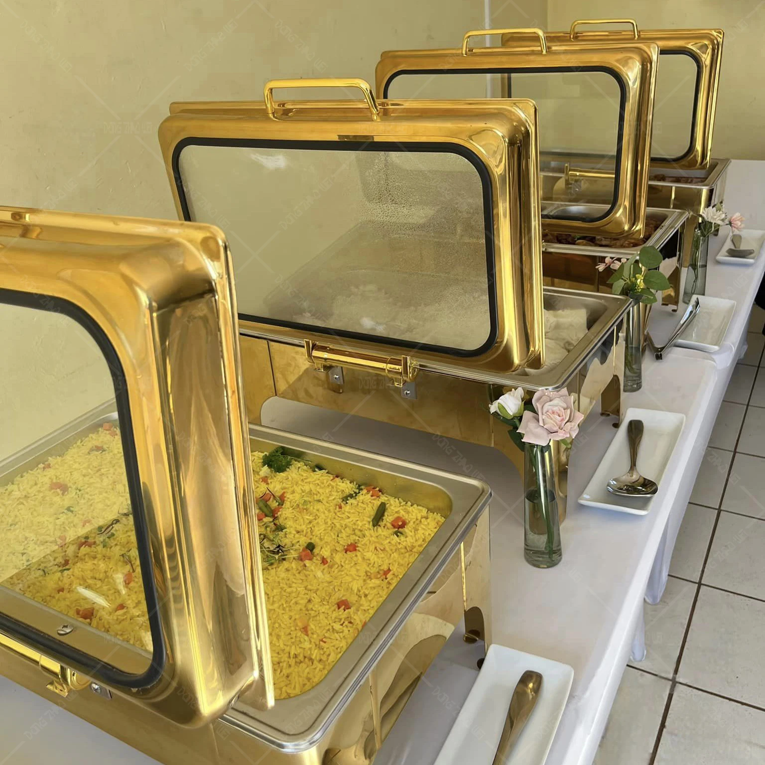 Catering Service Equipment Food Warmer Display Stand Wholesale Price Top Quality Hot Food Server Buffet Chafing Dish