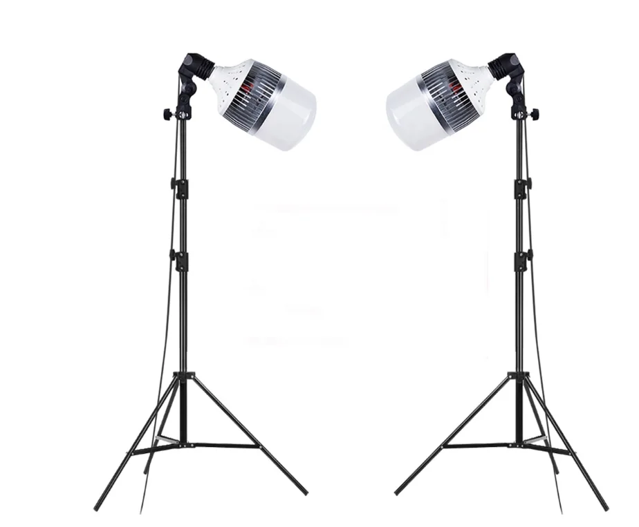 Dimmable headlight studio photo soft light E27 200W LED bulb