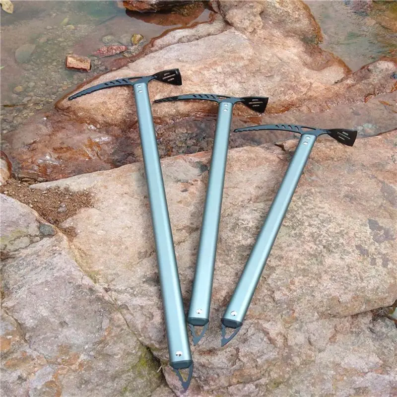 YAMA Outdoor Camping Climbing Aluminum Ice Pick Walking Ice Axe Pickaxe Hatchet for Snow mountain