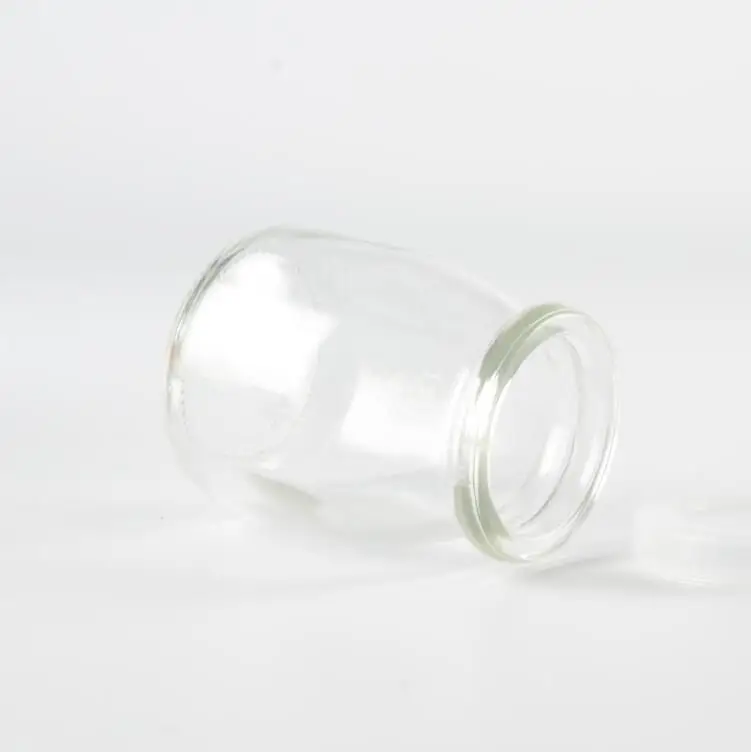 Manufacturers wholesale glass transparent 100ml pudding small jelly bottle yogurt cup wishing star cork cover drift bottle