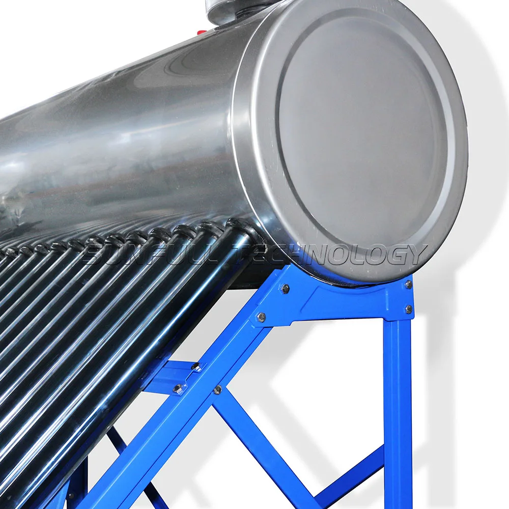 Copper Coil Solar Water Heater  Pre-Heated Heat Exchanger Solar Heater System