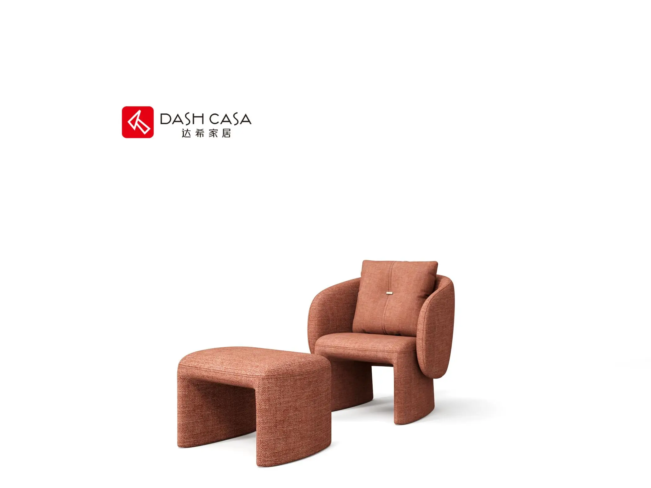 Modern luxury leisure chair ottoman one seat sofas ottoman for living room recliner chair ottoman for villa