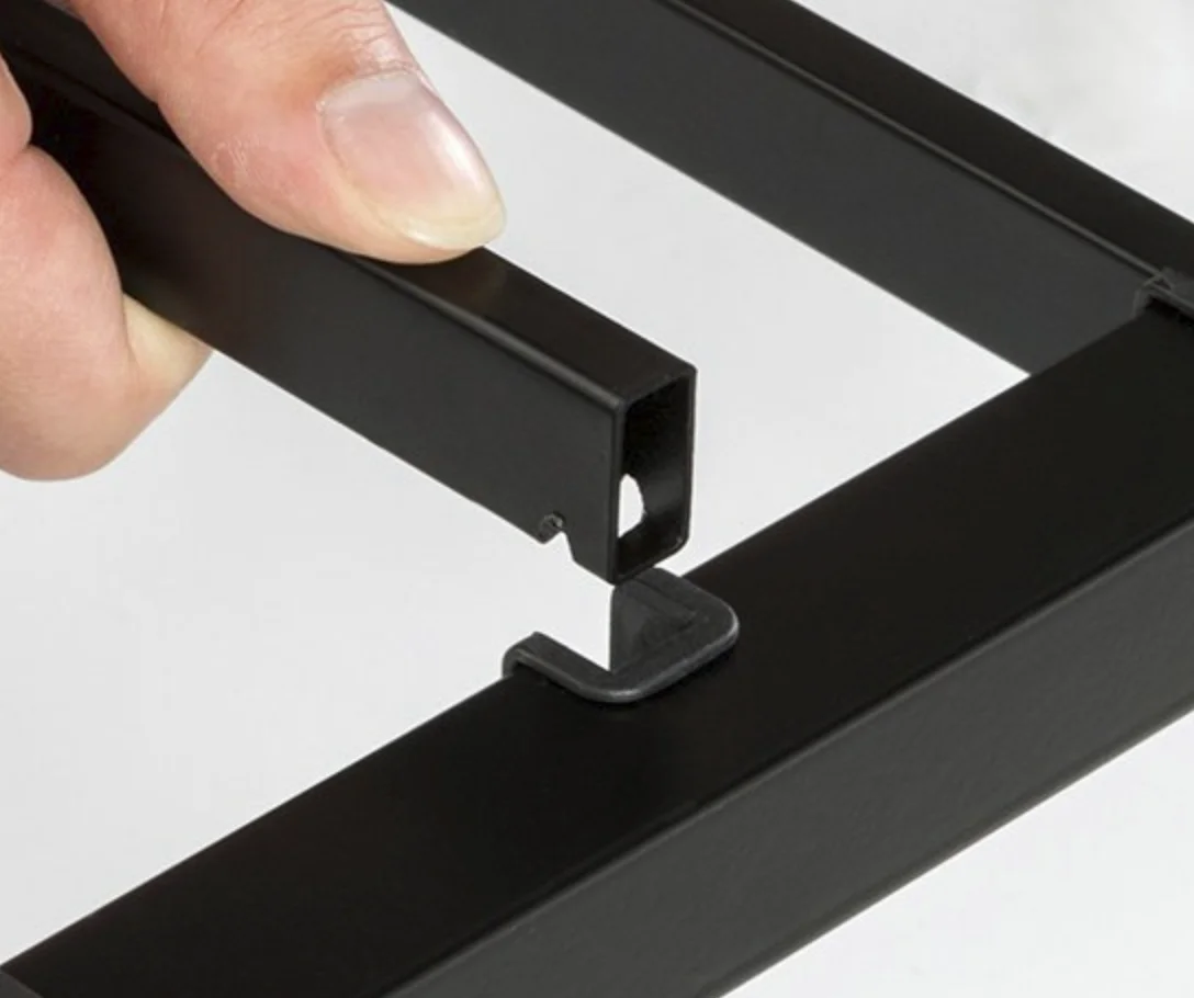 Modern Design Metal Bed Frame KD-2140 Matt Black Adjustable for Full Queen King Sizes for Dormitories Schools Hotels