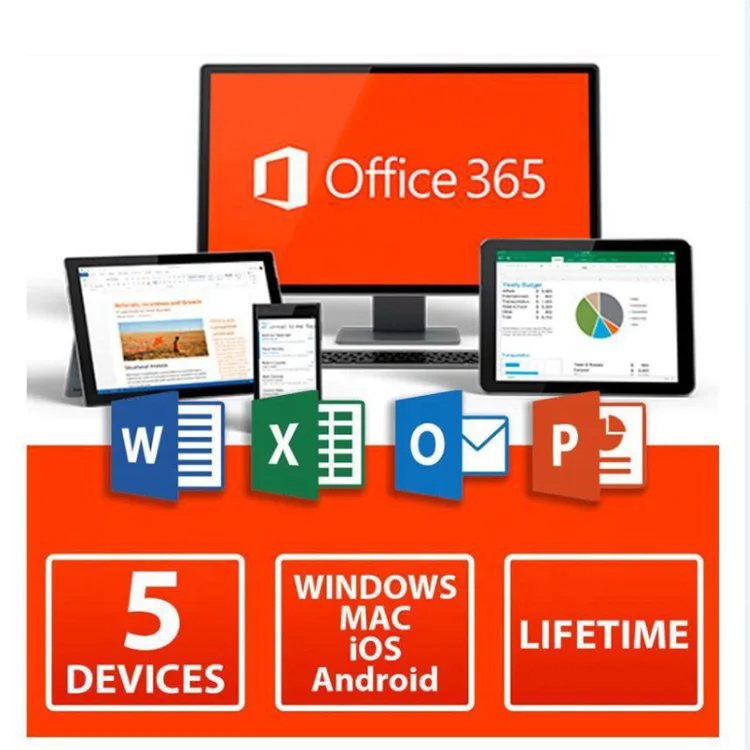 Лидер продаж, Высококачественная учетная запись office365 + пароль для офиса 365 без лицензии