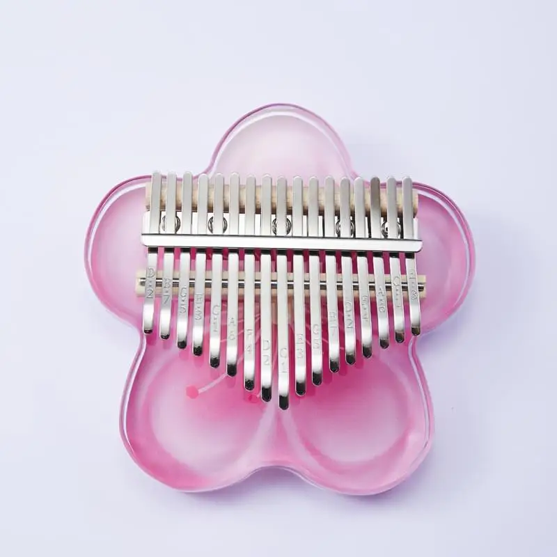 17keys acrylic kalimba thumb piano calimba small percussion instruments canada