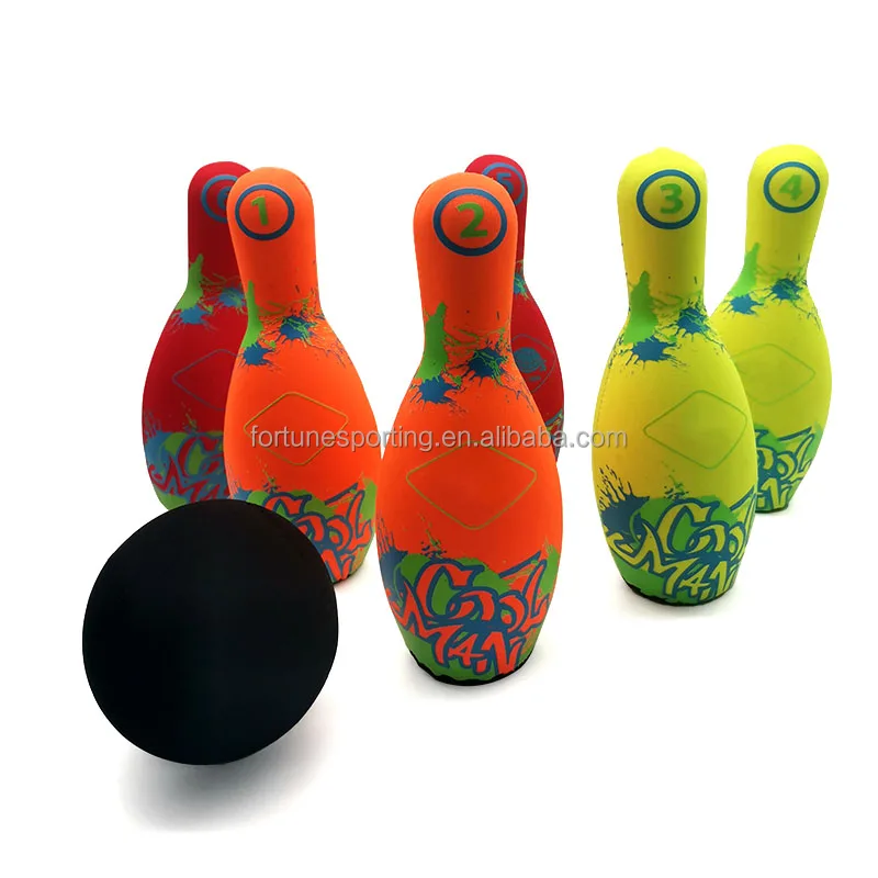 2024 professional manufacturer custom Kids Bowling Set with 1Soft Bowling Balls