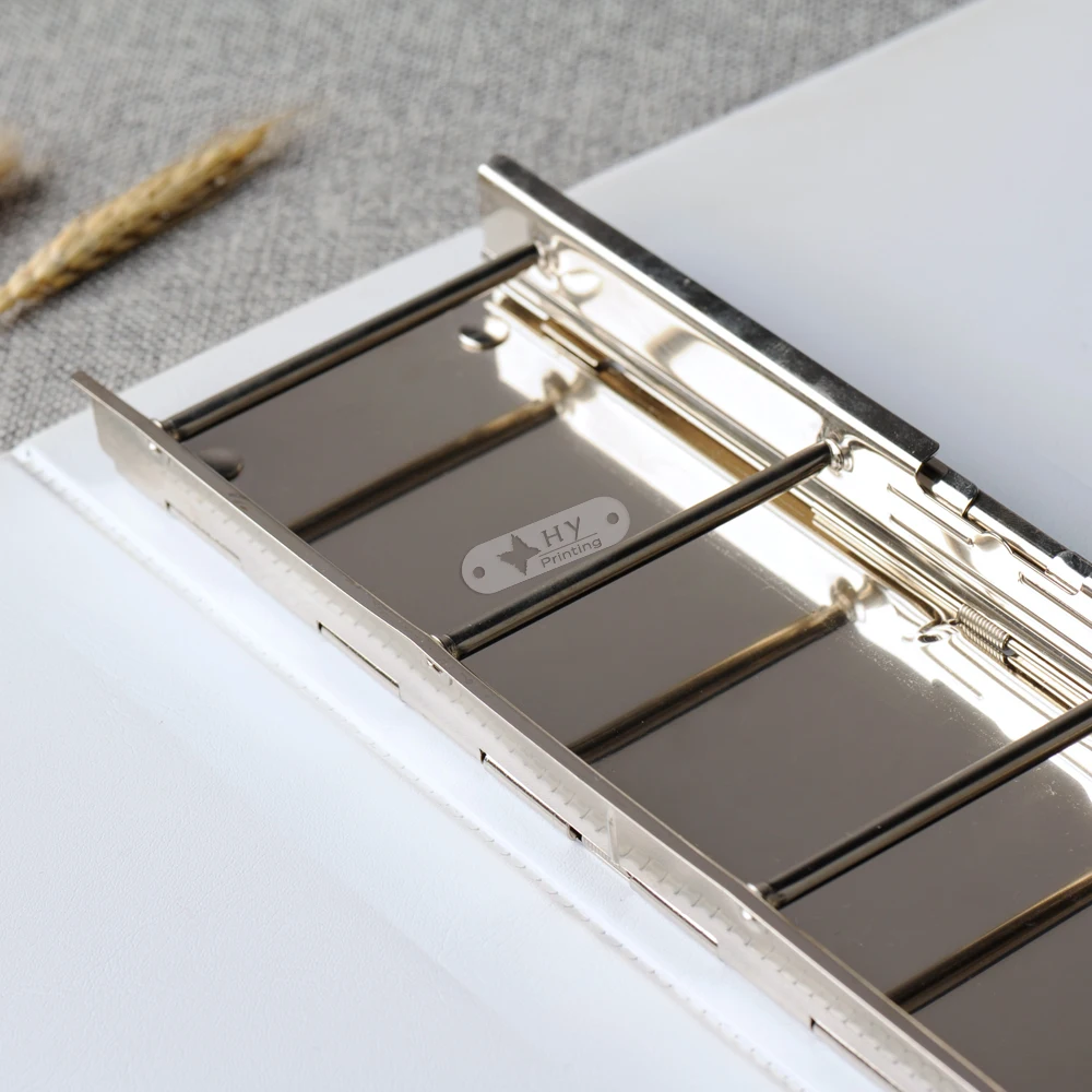 A4 Metal Tube File Folder Pipe Catalog Post Binder Pins Folder