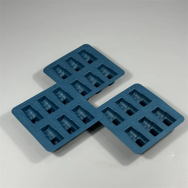 BonitoPak Biodegradable Wet Press Molded Pulp Inserts Packaging Tray for Cosmetics