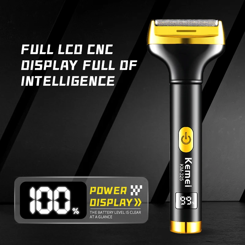 Kemei km-325 Lady Shaver Epilator 7 in1 Facial Ear Hair Clippers Electric Nose Hair Trimmer Eyebrow Trimmers Body Shaver