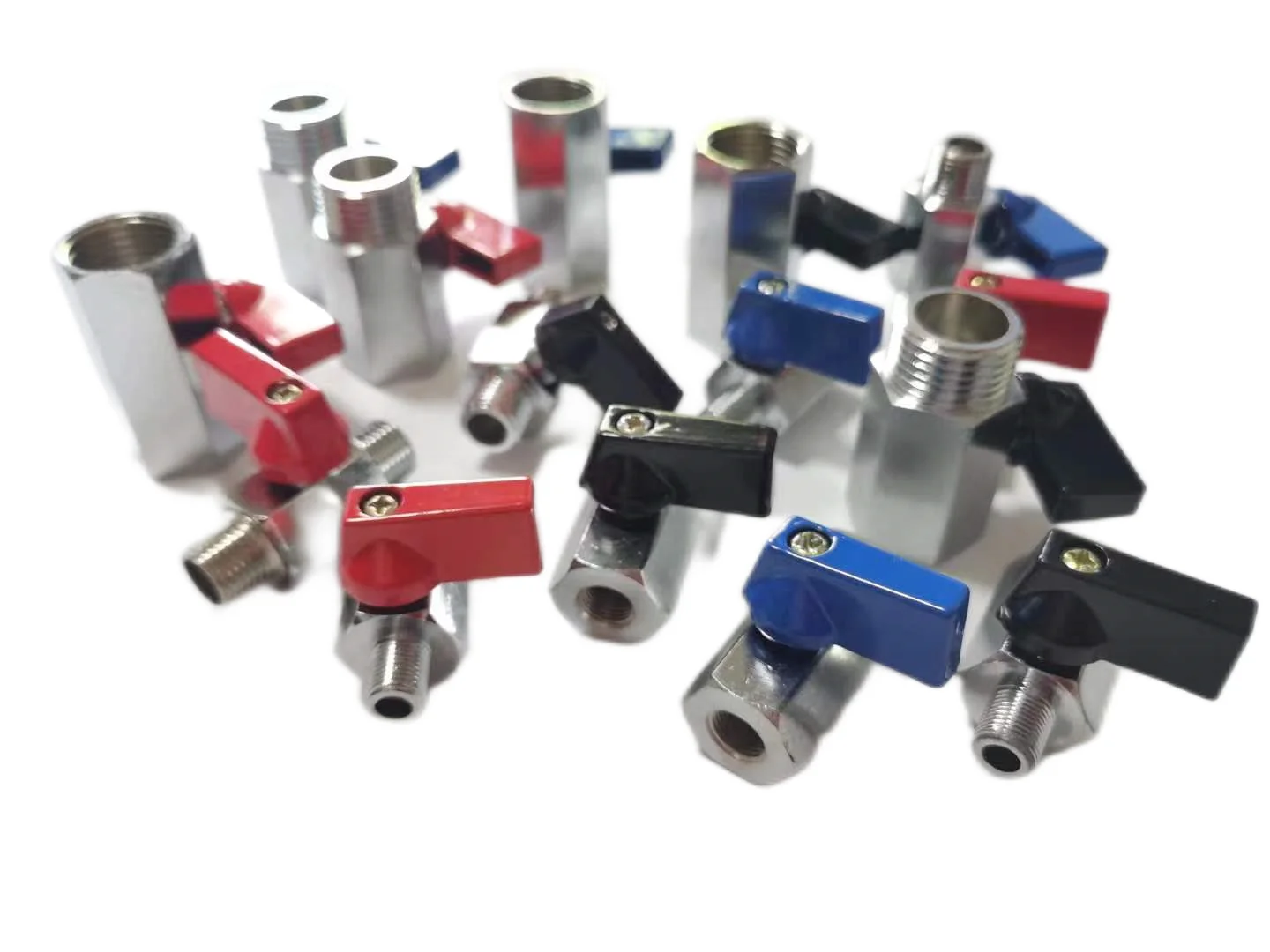 Wholesale Durable Polished Sandblasted Brass Mini Ball Valve Hex Ball Valve All Kinds Of Copper Ball Valve